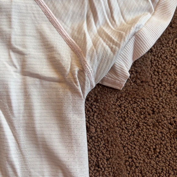 light pink lululemon swiftly tech short sleeve top - Picture 2 of 5